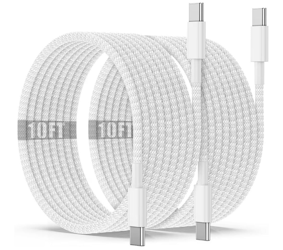 iPhone 17e/17/17 Pro Max Charger, 3-Pack 60W Super Fast Charging Dual Port USB C Wall Charger Block Adapter with 6FT USB C to C Cable Power Cord for iPhone 17/17 Pro Max/Air/16/15 Pro Max/Plus, iPad with no head